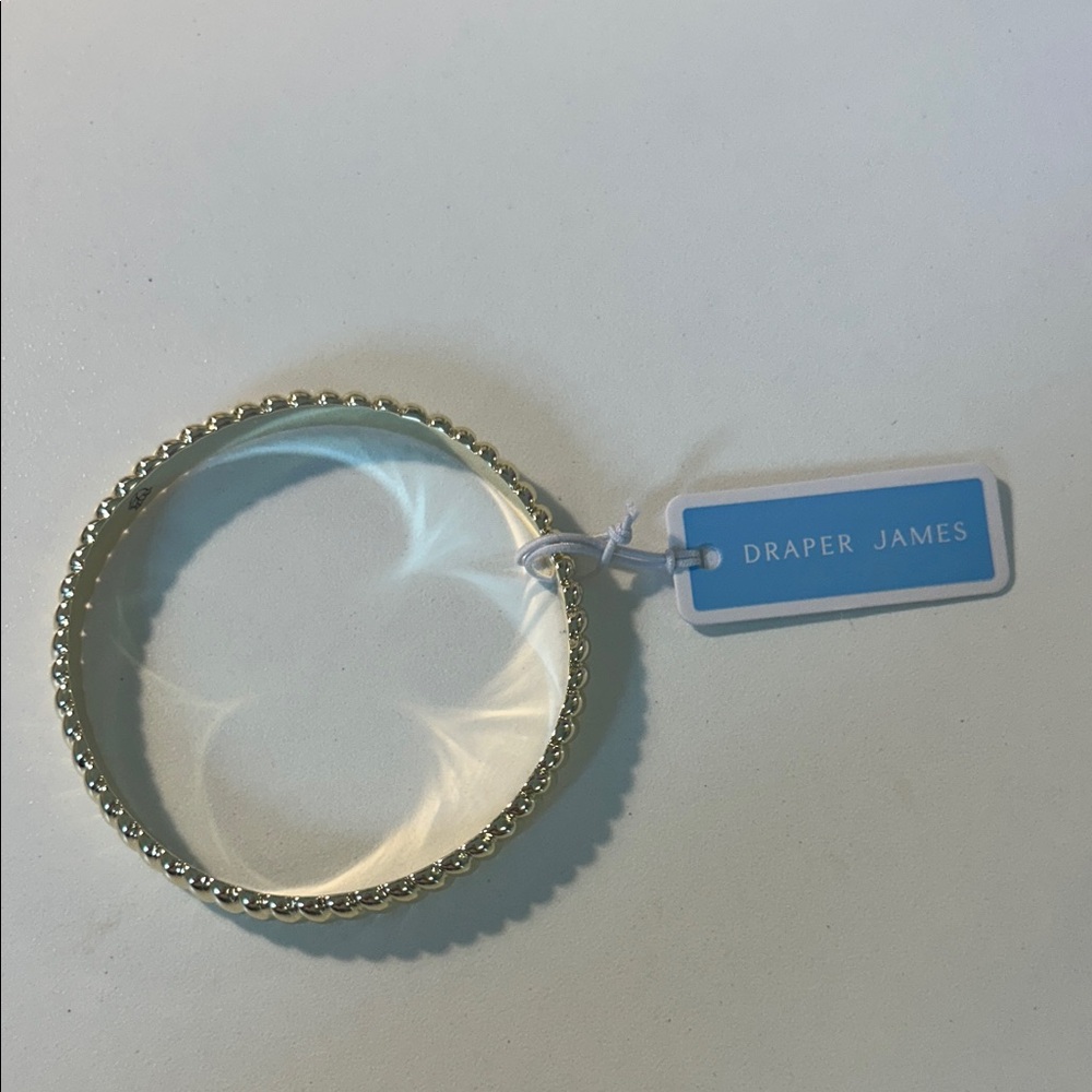 Draper James Gold Croissant Bangle Bracelet